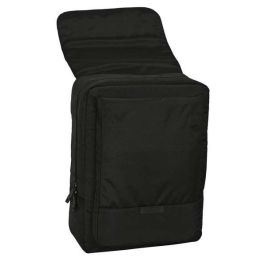 Safta Mochila con solapa portátil 13,3'' + USB Real Betis Balompié Premium Negra 29x39x12cm