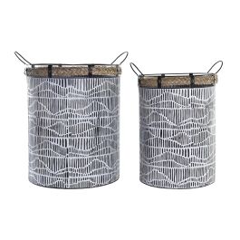 Cesta Urban DKD Home Decor Blanco Marron 42 x 58 x 52 cm Set de 2 Precio: 61.18728. SKU: S3028842