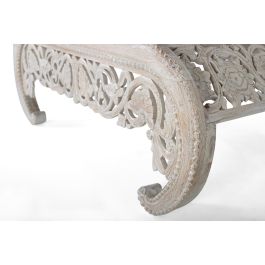 Giner y Colomer Mesa Centro Madera de Mango Blanco Decapé 20 cm