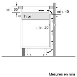 Bosch Placa de inducción Serie 2 PUC611AA5E, 3 quemadores, 52,2 x 59,2 x 5,1 cm, Negro