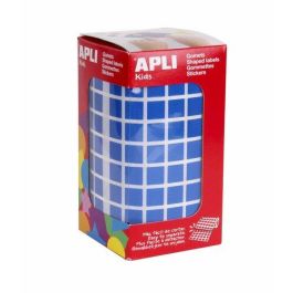 Apli Gomets Cuadrados 10 mm Azul - Rollo 6372 Unidades Precio: 3.50000002. SKU: B1AKWB3R4Q