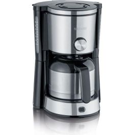 Severin KA4845 Cafetera con Filtro Isotérmico, Selector de Aroma 'AromaSwitch', 8 Tazas (1L), 1000W, Acero Inoxidable y Negro Precio: 80.50000046. SKU: B19KA5AFEV
