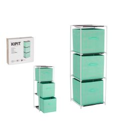 Estanteria 3 Cajones Tnt Menta Kipit 32X7CM (6 Unidades) Precio: 87.5000005. SKU: B17Y3CZQF4