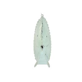 DKD Home Decor Metal fishes 2c24 Pez Portavela Decoracion Hogar Azul Celeste Metal 108 x 80 x 16 cm