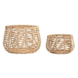 Cesta Balines DKD Home Decor Natural 48 x 33 x 48 cm Set de 2 Precio: 59.50000034. SKU: B1AZQLS86N