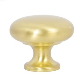 Viefe Pomo Duke Zamak Ø31 para Muebles, Acabado Cromo, Níquel Cepillado o Latón Cepillado Mate