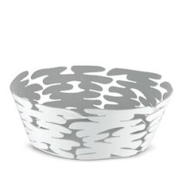 Alessi BM10/18 W Barket Cesto Redondo Acero y Resina Blanco 18cm Precio: 33.4999995. SKU: B12SHG5N3C