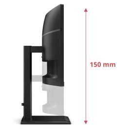 AOC CU34E4CV 86,0cm (34") 21:9 3440x1440 UltraWide QHD Curvo 120Hz 4ms HDMI/DP/USB-C Negro