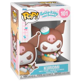 Funko Figura POP Hello Kitty and Friends Kuromi de Vinilo de 9cm en Caja Regalo