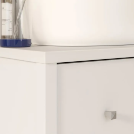 IPSARION Mueble de Baño IPQZ2111 Blanco 3 Cajones L64 x P40 x H83 cm