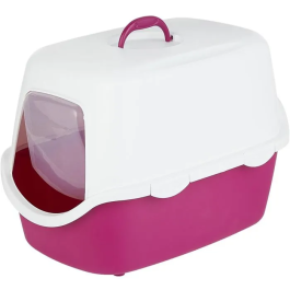 Trixie Caja de arena Vico Tapa 40 x 40 x 56 cm Baya y blanco
