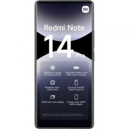 Smartphone Xiaomi Redmi Note 14 Pro 8GB/ 256GB/ 6.67"/ Negro Medianoche Smartphone Xiaomi Redmi Note 14 Pro 8GB/ 256GB/ 6.67"/ Negro Medianoche