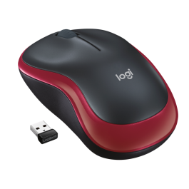 Logitech M185 Ratón Óptico Inalámbrico 1000 DPI Negro/Rojo Precio: 11.58999952. SKU: S0201542
