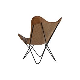 Silla Vintage DKD Home Decor Marron 75 x 91 x 76 cm