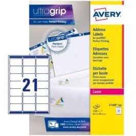 Avery etiquetas adhesivas 63,5x38,1mm inkjet/láser para sobres 21 x 100h blanco Precio: 45.95000047. SKU: B13QHBKLJ9