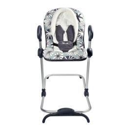 Beaba Hamaca Up & Down Nymphea Bebé - 4 Alturas, 3 Posiciones, Arnés 5 Puntos, Balancín con Freno y Asiento Confortable