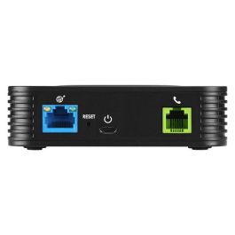 Grandstream HT801 Adaptador Analógico VoIP con 1 Puerto FXS, SIP, RJ-45, TLS, SRTP, 100-240VAC
