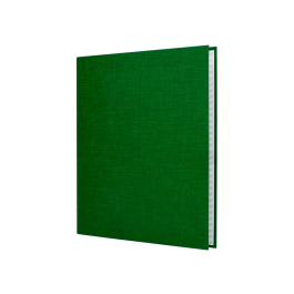 Liderpapel Carpeta 4 Anillas 40mm Mixtas Folio Cartón Forrado Paper Coat Verde 260 x 332 mm