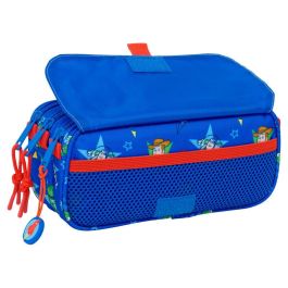 SAFTA Portatodo Triple Good Vibes Toy Story Disney Pixar 21.5x8x10cm con Tres Compartimentos y Bolsillo Frontal