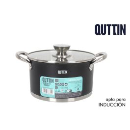 Inde Cacerola 20 cm (3L) Acero Inoxidable con Tapa, Modelo Hermes Matt, 21.5 x 11.4 cm (4 Unidades) Precio: 81.6508. SKU: B13P4B29EJ