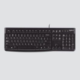 Logitech K120 Teclado alámbrico USB QWERTZ Suizo Negro Resistente a Derrames
