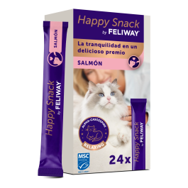 Feliway Happy Snack Sticks de Salmón para Gatos - Ayuda a Calmar en Situaciones de Estrés - 24 unidades Precio: 23.4999996. SKU: B1FNAZT5PQ