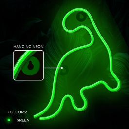 Lampara Forever Neon Led Dinosaur Green Lampara Forever Neon Led Dinosaur Green
