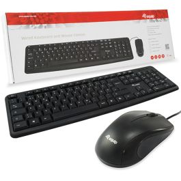 Equip Kit Teclado + Mouse USB, Teclado 105 Teclas Táctiles, Ratón Óptico 1000 DPI, Compatible con Windows y MAC OS Precio: 13.6900005. SKU: S7815351