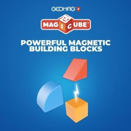 Bloques magnéticos - GEOMAG - Bloques y tarjetas Magicube - 16 piezas - Educativo - Plástico reciclado Bloques magnéticos - GEOMAG - Bloques y tarjetas Magicube - 16 piezas - Educativo - Plástico reciclado