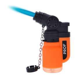 Prof Encendedor electrónico bidón de goma llama azul colores surtidos 4 unidades