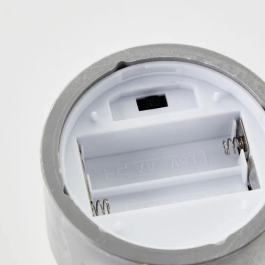 Brilliant Lote 3 Lámparas de Mesa LED BRI4004353428326 - 2500K - Plástico y Vidrio - Vidrio Gris y Ahumado