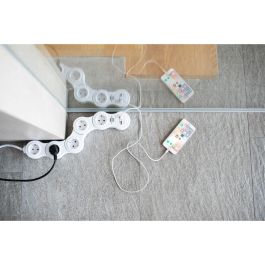 Regleta Enchufes 5 Tomas con Interruptor Brennenstuhl Vario-Power Blanco 3600 W USB x 2 (1,4 m)