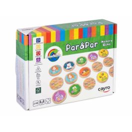 Cayro Par & par - Juego de Memoria y Emparejar de Madera FSC Certificada para Desarrollo de Habilidades en Niños +2 años Precio: 7.92792. SKU: B1BQJJ6WFZ