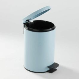 Today TOD3574641271190 Papelera de Baño Utility, 3L, Polipropileno, Azul Suave, Ø17xH25cm