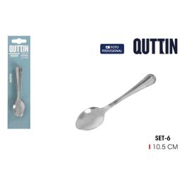 Inde Set 6 Cucharas de Café "Sofía" 1.5 mm - 10.5x2.5 cm (12 Cajas)