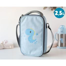 KioKids Bolso Merienda Dino Azul - Bolsa Térmica Infantil Dolci Amici, Capacidad 2.5L, Conserva Calor y Frío, +0 Meses Precio: 10.50000006. SKU: B198E5Z6VB