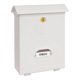 Arregui Buzón Exterior Classic de Poliestireno Blanco, Mediano (A4) 27x11x34.6cm, con Tapa Protectora para Zonas Costeras Precio: 19.49999942. SKU: B1D82PSKGV