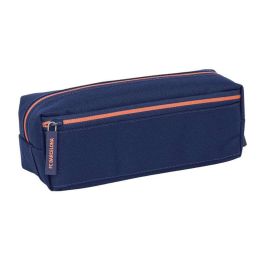 Safta Portatodo Triple Pequeño FC Barcelona 2ª Equipación 22cm con Goma Elástica 22x8.5x6cm