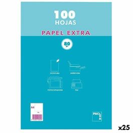 Papel Pacsa EXTRA Blanco A4 100 Hojas (25 Unidades) Precio: 56.50000015. SKU: B1A5PJJ5JM
