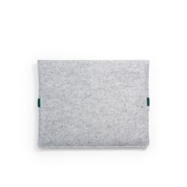 EKOMODO HR-014 HAZI Funda Protectora para Portátil o Tablet de 15" (38,1 cm) Ecológica, Diseño Minimalista, Verde/Gris