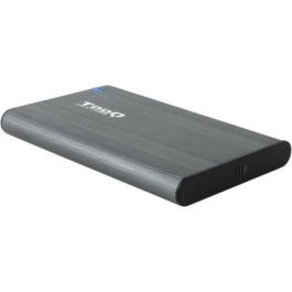 TooQ TQE-2503G Caja Externa para Disco Duro 2.5" HDD/SSD USB 3.0/3.1 Gen 1 SATA sin Tornillos UASP Gris hasta 2TB