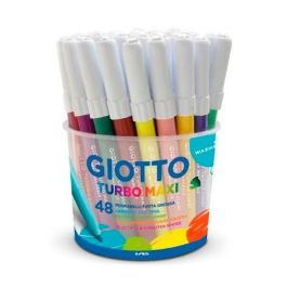 Giotto Rotuladores Turbo Maxi Bote 48 Ud Colores Surtidos Escolares Punta Súper Resistente Tinta Superlavable Precio: 15.59000058. SKU: B1BK9M6GJP