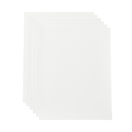 Cricut 2010361 Vinilo de Transferencia Térmica Liso, Blanco, 8 Hojas, 210x297 mm, Compatible con Cricut Maker, Explore y Joy Xtra
