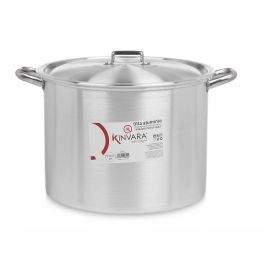 Olla de Aluminio Kinvara 34 cm, 25 L - Apta para Gas, Horno y Lavavajillas (2 Unidades) Olla de Aluminio Kinvara 34 cm, 25 L - Apta para Gas, Horno y Lavavajillas (2 Unidades)
