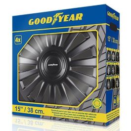 Abc Tapacubos Melbourne Negro 15" GOD9068 Juego de 4 Tapacubos