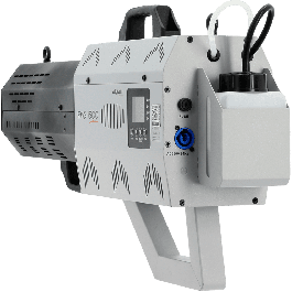 Algamlight Máquina De Humo Portátil RGB 1500W RGBA 48W para Fiesta, Evento, Escenario, Caudal 700m³/min, Proyección 8-10m