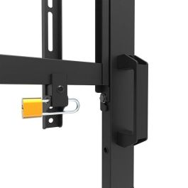 Neomounts FL50-575BL1 Display Trolley para Pantallas de 65-110", Max 125 kg, Altura Manual 129-139 cm, VESA 100x100-1100x600, Negro