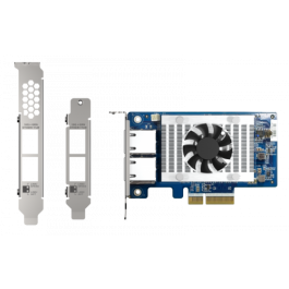 QNAP QXG-10G2T-X710 Tarjeta de Red Interna Ethernet Gigabit Ethernet 1000 Mbit/s PCI Express Precio: 349.49999975. SKU: S55015812