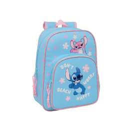 Safta Mochila Infantil Adaptable a Carro Stitch "Happy" 26x34x11 cm Precio: 22.49999961. SKU: B189CL34ER