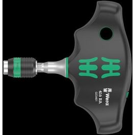 Wera 05023461001 Quergriff Rapidaptor Schnellwechselfutter, Acero, Negro/Verde, 1/4"